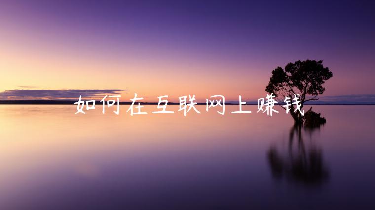 如何在互聯(lián)網(wǎng)上賺錢(qián)